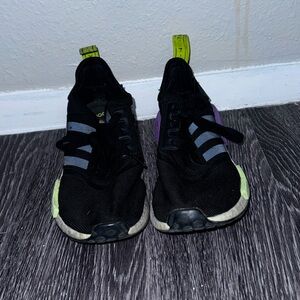 Adidas NMD Black and Purple Sneakers